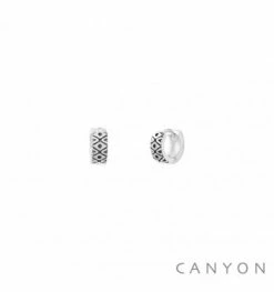 CANYON Sur Bijoux-Totem : Boucles D'oreilles Mini Créoles En Argent 925 !