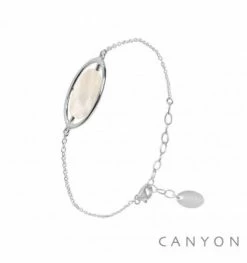 Bracelet Argent & Nacre, Marque Canyon France | Bijoux Totem