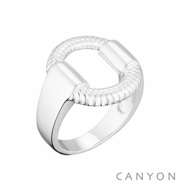 Bague Cercle Strié En Argent, Marque Canyon France | Bijoux Totem 3 Bague Cercle Strié En Argent, Marque Canyon France | Bijoux Totem
