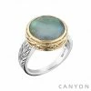 Bague Labradorite & Argent, Marque Canyon France | Bijoux Totem -Montres bracelet Soldes canyon france bague 39