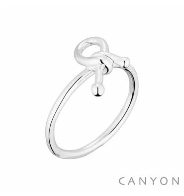 Bague Boucle En Argent, Marque Canyon France | Bijoux Totem 3 Bague Boucle En Argent, Marque Canyon France | Bijoux Totem