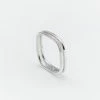 Bague 2 Anneaux Carrés En Argent, Marque Canyon France | Bijoux Totem -Montres bracelet Soldes canyon france bague 51