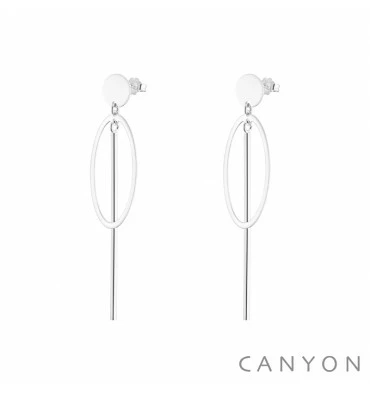 Boucles D'oreilles Créoles En Argent, Marque Canyon France | Bijoux Totem 3 Boucles D'oreilles Créoles En Argent, Marque Canyon France | Bijoux Totem