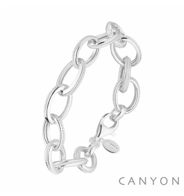 Bracelet Maillons Ovales, Marque Canyon France | Bijoux Totem 3 Bracelet Maillons Ovales, Marque Canyon France | Bijoux Totem