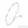 Bracelet Double Cubes Argent 925, Marque Canyon France | Bijoux Totem -Montres bracelet Soldes canyon france bracelet 8
