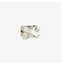Bague Plaquée Argent Camélia, Marque CXC | Bijoux Totem
