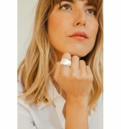 Bague Plaquée Argent Eucalyptus, Marque CXC | Bijoux Totem -Montres bracelet Soldes cxc bague eucalyptus 6