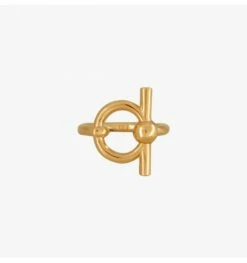 Bague Plaquée Or Laurel, Marque CXC | Bijoux Totem