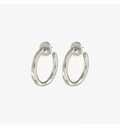 Boucles D'oreilles Créoles Eucalyptus, Marque CXC | Bijoux Totem