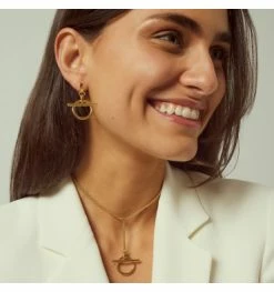 Boucles D'oreilles Pendantes Laurel, Marque CXC | Bijoux Totem