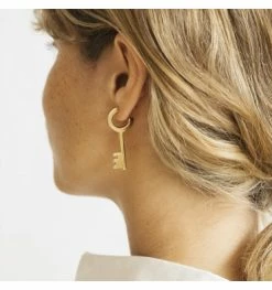 Boucles D'oreilles Clé Mistral, Marque CXC | Bijoux Totem -Montres bracelet Soldes cxc boucles d oreilles mistral 2