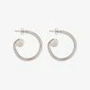 Boucles D'oreilles Créoles Camélia, Marque CXC | Bijoux Totem -Montres bracelet Soldes cxc creoles camelia 3
