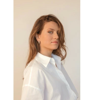 Boucles D'oreilles Créoles Eucalyptus, Marque CXC | Bijoux Totem 4 Boucles D'oreilles Créoles Eucalyptus, Marque CXC | Bijoux Totem – Image 2