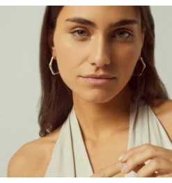 Boucles D'oreilles Créoles Laurel, Marque CXC | Bijoux Totem -Montres bracelet Soldes cxc creoles laurel 6