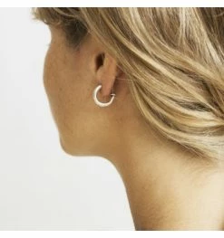 Boucles D'oreilles Créoles Mistral, Marque CXC | Bijoux Totem -Montres bracelet Soldes cxc creoles mistral 2