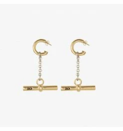 Boucles D'oreilles Créoles Mistral, Marque CXC | Bijoux Totem