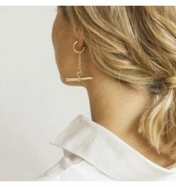 Boucles D'oreilles Créoles Mistral, Marque CXC | Bijoux Totem -Montres bracelet Soldes cxc creoles mistral 3