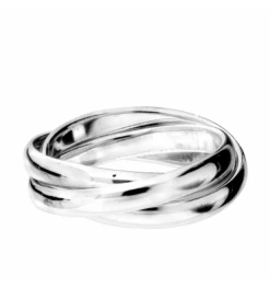 Bague 3 Anneaux En Argent, Marque Doriane Bijoux | Bijoux Totem