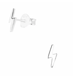 Puces éclair En Argent, Marque Doriane Bijoux | Bijoux Totem