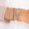Bracelet Rose 3 Tours, Marque Doriane Bijoux | Bijoux Totem -Montres bracelet Soldes doriane bracelet 10