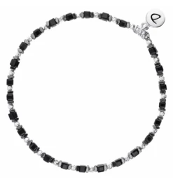 Bracelet Extensible Noir, Marque Doriane Bijoux | Bijoux Totem
