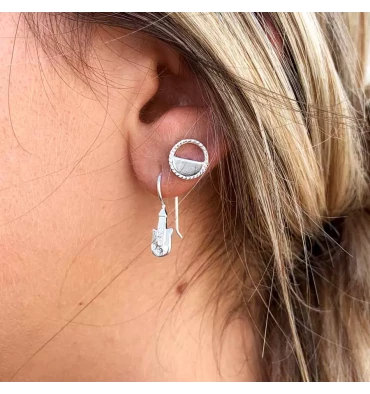 Dormeuses Guitare, Marque Doriane Bijoux | Bijoux Totem 4 Dormeuses Guitare, Marque Doriane Bijoux | Bijoux Totem – Image 2