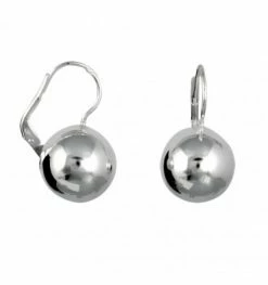 Dormeuses Boule CANYON En Argent 925/1000-E-Shop Bijoux-totem.fr
