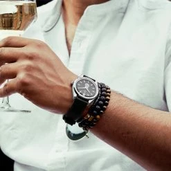 Arkai Mond | Montre Meteorite En Acier Inoxydable Argenté Et Gris 10 Arkai Mond | Montre Meteorite En Acier Inoxydable Argenté Et Gris -Montres bracelet Soldes dsc9261monddd