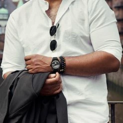 Arkai Mond | Montre Meteorite En Acier Inoxydable Noir 13 Arkai Mond | Montre Meteorite En Acier Inoxydable Noir -Montres bracelet Soldes dsc9508monddd