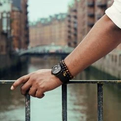 Arkai Mond | Montre Meteorite En Acier Inoxydable Noir 11 Arkai Mond | Montre Meteorite En Acier Inoxydable Noir -Montres bracelet Soldes dsc9602monddd