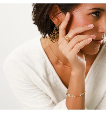 Bague Ajustable Céline, Marque Franck Herval | Bijoux Totem 4 Bague Ajustable Céline, Marque Franck Herval | Bijoux Totem – Image 2