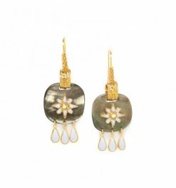 Boucles D’oreilles Crochets Alexa, Marque Franck Herval|Bijoux Totem.