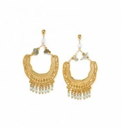 Boucles D’oreilles Barbara, Marque Franck Herval | Bijoux Totem.