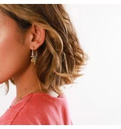 Boucles D’oreilles Barbara, Marque Franck Herval | Bijoux Totem. -Montres bracelet Soldes franck herval boucles doreilles barbara 5