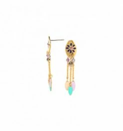 Boucles D’oreilles 3 Rangs Ella, Marque Franck Herval | Bijoux Totem -Montres bracelet Soldes franck herval boucles doreilles ella 6
