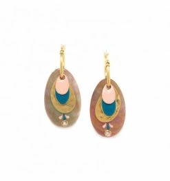 Boucles D’oreilles Créoles Eva, Marque Franck Herval | Bijoux Totem