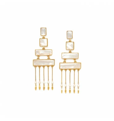 Boucles D’oreilles Louise, Marque Franck Herval | Bijoux Totem. 3 Boucles D’oreilles Louise, Marque Franck Herval | Bijoux Totem.