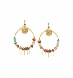 Boucles D’oreilles Manon, Marque Franck Herval | Bijoux Totem.