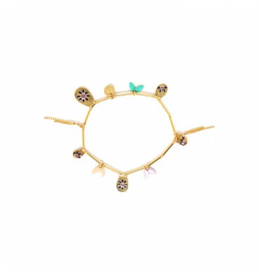 Bracelet Extensible Tubes Ella, Marque Franck Herval | Bijoux Totem. 5 Bracelet Extensible Tubes Ella, Marque Franck Herval | Bijoux Totem. – Image 3