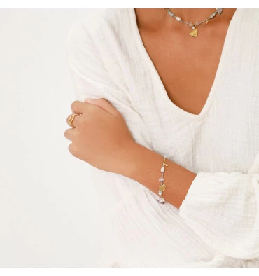 Bracelet Cordon Joanna, Marque Franck Herval | Bijoux Totem. 4 Bracelet Cordon Joanna, Marque Franck Herval | Bijoux Totem. – Image 2