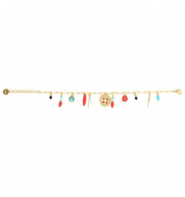 Bracelet Multi Pampilles Lolita, Marque Franck Herval | Bijoux Totem. 5 Bracelet Multi Pampilles Lolita, Marque Franck Herval | Bijoux Totem. – Image 3