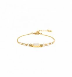 Bracelet 2 Rangs Louise, Marque Franck Herval | Bijoux Totem.