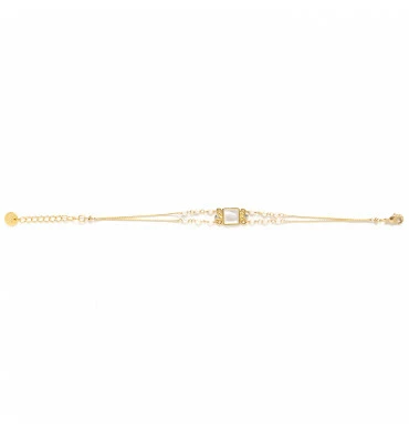 Bracelet 2 Rangs Louise, Marque Franck Herval | Bijoux Totem. 5 Bracelet 2 Rangs Louise, Marque Franck Herval | Bijoux Totem. – Image 3