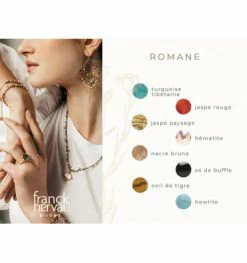 Bracelet Extensible Romane, Marque Franck Herval | Bijoux Totem. 10 Bracelet Extensible Romane, Marque Franck Herval | Bijoux Totem. -Montres bracelet Soldes franck herval bracelet romane 3