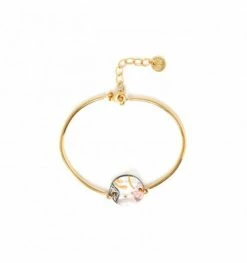 Bracelet Semi Rigide Rose, Marque Franck Herval | Bijoux Totem. -Montres bracelet Soldes franck herval bracelet rose 2
