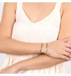 Bracelet Extensible Vanille, Marque Franck Herval | Bijoux Totem. 7 Bracelet Extensible Vanille, Marque Franck Herval | Bijoux Totem. -Montres bracelet Soldes franck herval bracelet vanille 1