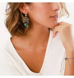 Dormeuses Multi Pampilles Ariane, Marque Franck Herval | Bijoux Totem. -Montres bracelet Soldes franck herval dormeuses ariane 5