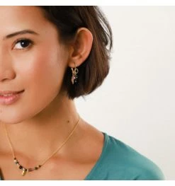 Dormeuses Perle Billie, Marque Franck Herval | Bijoux Totem. -Montres bracelet Soldes franck herval dormeuses billie 1