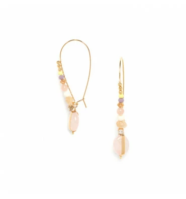 Dormeuses Grand Crochet Coline, Marque Franck Herval | Bijoux Totem. 3 Dormeuses Grand Crochet Coline, Marque Franck Herval | Bijoux Totem.