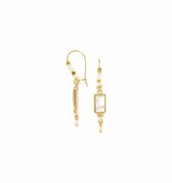 Dormeuses Crochet Perlé Louise, Marque Franck Herval | Bijoux Totem.